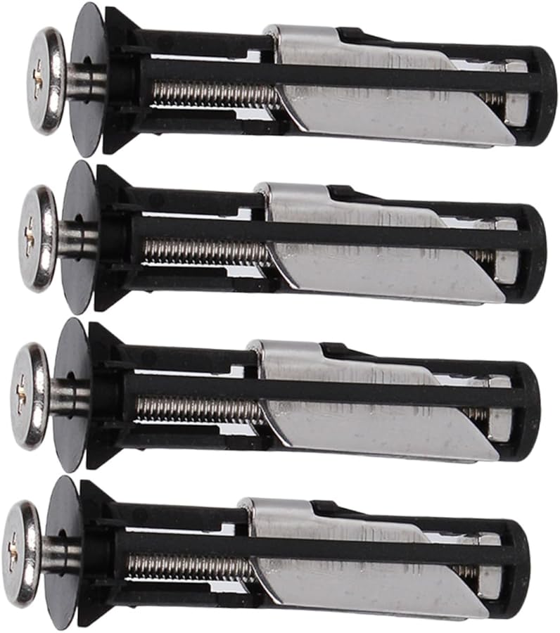 Veemoon 4pcs Stainless Steel Toilet Seat Bolts Easy Installation Resistant Replacement Parts - Image 1